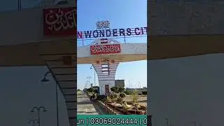 7 Wonder City KARACHI 80/120sqyds Plots & villa available for installment