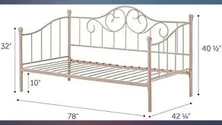 South Shore Savannah Twin Metal Daybed (39