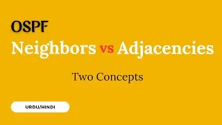 Understanding OSPF Neighborship and Adjacency: Key Concepts Explained | Urdu/Hindi