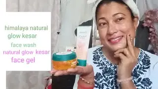 Himalaya natural glow kesar face wash & glow kesar face gel | glowing skin | kesar glow