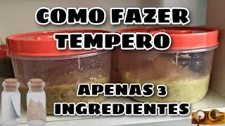 VLOG TEMPERO CASEIRO / PARA FACILITAR A VIDA APENAS 3 INGREDIENTES!