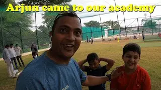 Arjun came to our nets || अर्जुन हमारे नेट्स आया