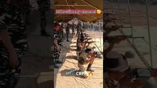 CRPF Live Firing Drill | Training the Nation&rsquo;s Bravehearts 🇮🇳 #CRPF #FiringDrill #army #shortsfeed