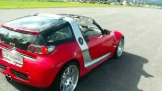 Driving in Smart Roadster V6 Brabus