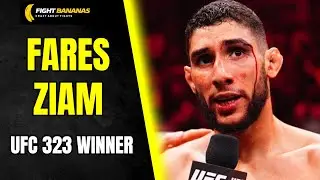 Fares Ziam recaps UFC 323 victory and discusses what's next  📱