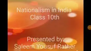 The Movement in the Towns || Nationalism in India ||Class 10th