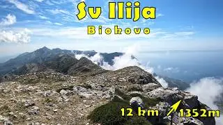 Biokovo Sv Ilija 1642m góra nad tunelem do raju