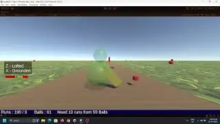 I am developing a Cricket game using Unity