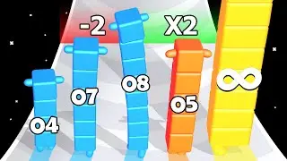 CUBE NUMBERS: 2048 Level Up Cube Numbers Game (All Levels)