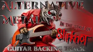 Alternative Metal Guitar Backing Track | E Minor | 95 BPM | 