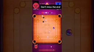 Indirect finish game 🥵🥺#shorts #short #carrom #carrom pool #carrom Board #carrom king 👑
