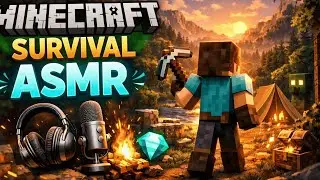 I Survived Minecraft in Pure ASMR Mode 😌 | Relaxing Survival Adventure | ep-1