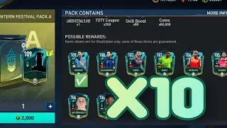I OPENED 104+ LANTERN FESTIVAL PACK OPENING PACKED MAHREZ 109 ✅ IN FIFA MOBILE 23