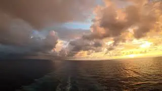 Sunrise in the Atlantic Ocean recorded on GoPro Hero 8 #ocean #goproheroblack8 #sunrise #earth #nice