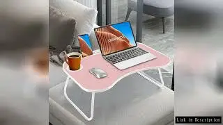 Portable Bed Laptop Stand & Lap Desk &ndash; Ideal for Couch & Travel, Sturdy Work Surface for Laptops, Ta