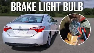 How to Replace Brake Light Bulb - Toyota Corolla (2014-2018)