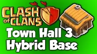 Clash Of Clans - BEST Town Hall 3 Hybrid Base (th3) BEST Town Hall 3 (TH3) Speed Build