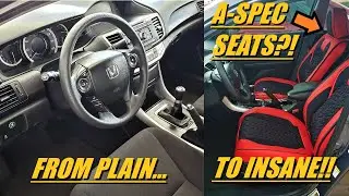 My 9 Year Old Honda Goes A-Spec!! || Coverado Full Seat Cover Install & Review!