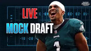Fantasy Football PPR Mock Draft 2025 4.0 (LIVE) | Fan Draft + Expert Picks for St. Jude