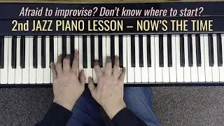 LEARN TO PLAY JAZZ PIANO No 2: Now's the Time, F Blues, and Shell Voicings