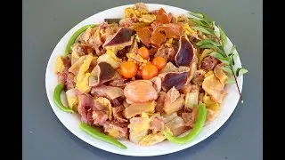 Pregnant Country Chicken Dry Fry - Tasty Country Chicken with Unlaid  Eggs