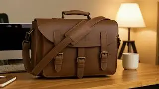 Timeless Leather Briefcase - Handmade by Saddle Leather Goods