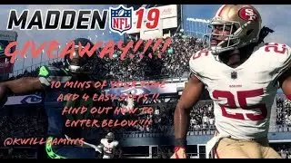 NFL Madden 19 GIVEAWAY !!!