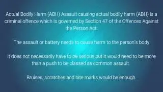 abh - Actual Bodily Harm
