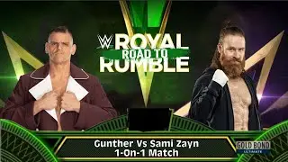 WWE Road to Royal Rumble in Glasgow (2026) : Gunther Vs Sami Zayn Full Match | Jan/10/2026