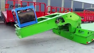 Detachable Gooseneck Lowbed Semi Trailer in Action  Heavy Equipment Transport#LowbedTrailer
