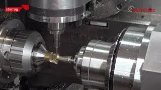 Single Setup Multi-Axis Turbine Head Machining!