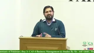 CAF-3 Business Law Day-3 By Sir Atif Abidi at ICAP House Lahore #capakistan #ICAP #ICAPRevison2021