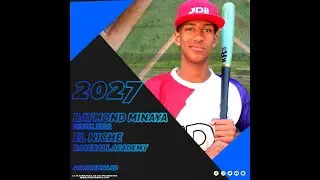 Raymond Minaya OF 2027 -2028 Class From ( El Niche Baseball Academy ) Date video 01.02.2025