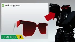 HOW TO GET RED SUNGLASSES FREE ROBLOX ITEM NOW (LIMITED UGC)
