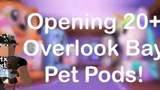 Opening 20+ Overlook Bay Pet Pods! |Roblox Overlook Bay