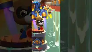 talking tom hero dash : hank vs Roy rakoon p4 - gameplay