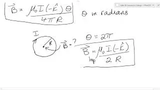 Magnetic field due to arc of current carrying wire
