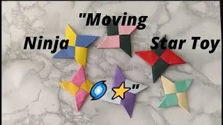 ⭐ DIY Ninja Star Origami | Easy Paper Ninja Star | Cool Origami Trick