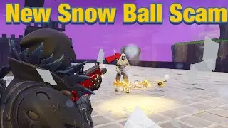 New Snow Ball Scam Is Mythic! 🥶 (Scammer Gets Scammed) Fortnite Save The World
