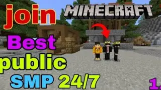 How to Join Public Smp Server For Minecraft 👀 | 24/7 Online | Java + Pe | Cracked 1.21