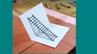 3D drawing for beginners on paper 