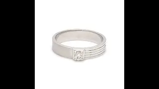 Designer Platinum Love Band Diamonds for Men's JL PT 1060 - Jewelove