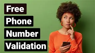 Free Phone Number Validation (USA)  | AS Tech Wave |