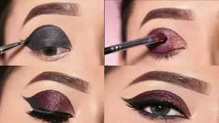 simple and easy eye makeup 👀 tutorial || 5 min eye makeup/Party eye makeup ||
