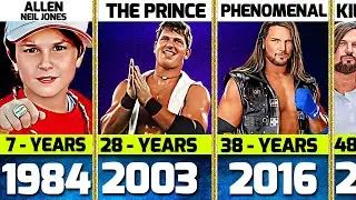 Aj Styles Age Transformation From 1 to 47 Years Old