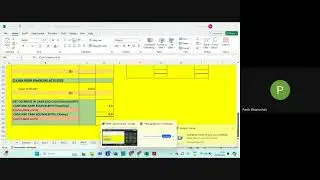 ACCOUNTS & FSA - CASH FLOW STATEMENT
