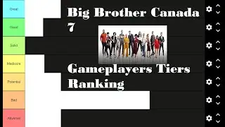 Big Brother Canada 7 (BBCAN7) Gameplayers Tier Ranking