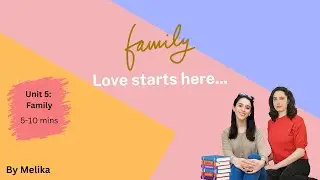 Family - unit 5 - English Vocabulary Organiser