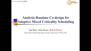 Analysis-Runtime Co-design for Adaptive Mixed Criticality Scheduling