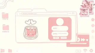 Cute Computer Login Intro Templates | No Text | Kawaii Intro | Website Login Intro | Free to use